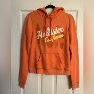 Hollister Y2K Women's Orange Hoodie